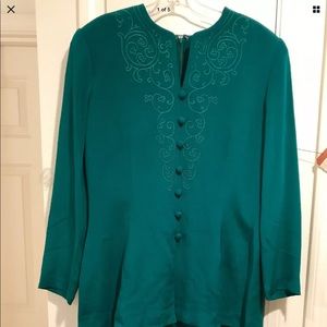 Adrienna Papell  silk dress size 14